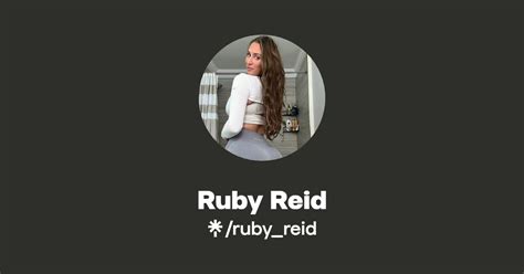 ruby reid leaks|@itsrubyreidxox 